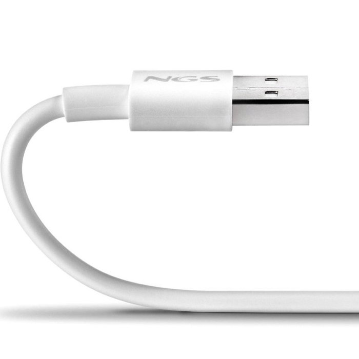 NGS Cable USB-A a USB-C Zyro 15W 1m Blanco
